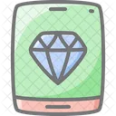 Diamond Awesome Lineal Icon Icon