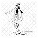 Young Lady Fashion Lady Model Pose アイコン