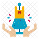 Fashion Woman Clothes Icon