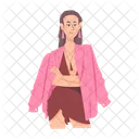 Fashionable Lady  Icon