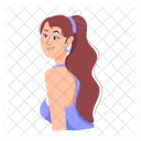 Fashionable Lady  Icon
