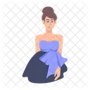 Fashionable Lady  Icon