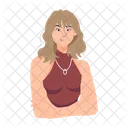 Fashionable Lady  Icon