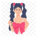 Fashionable Lady  Icon