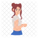 Fashionable Lady  Icon