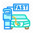Fast Charging Electric Icon