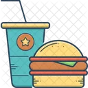 Fast Food Sandwich Icon