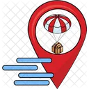 Fast Air delivery Location  Icon