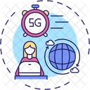Fast and reliable internet  Icon