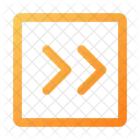 Fast Arrow Right Box Icon