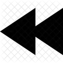 Fast backward button  Icon