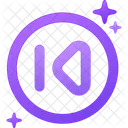 Fast Backward Circle  Icon