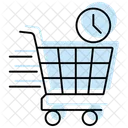 Fast Checkout Color Shadow Thinline Icon Icon