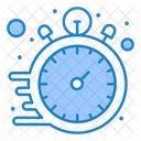 Fast Clock Time Work Clock Icon