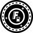 Fastcoin Cryptocurrency Digital Icon