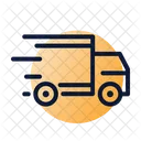 Fast Delivery Transportation Truck Icon