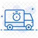 Fast Delivery Delivery Van Shipping Truck Icon