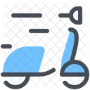 Scooter Food Delivery Shipping Icon