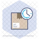 Clock Delivery Logistics Icon