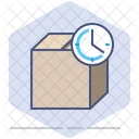 Clock Delivery Logistics Icon