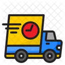 Fast Delivery Truck Transporation Icon
