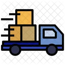 Fast Delivery Delivery Truck Tracking Icon