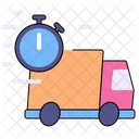 Cartoon Expand Fast Delivery Icon