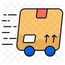 Fast Delivery Logistic Delivery Cargo Van Icon