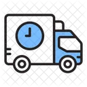 Fast Delivery Truck Logistics Icon
