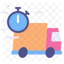 Flat Fast Delivery Icon