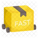 Fast Delivery Logistic Delivery Cargo Icon