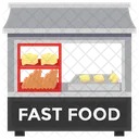Fast Food Food Stall Food Point Icon