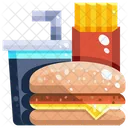 Fastfood Junkfood Mahlzeit Symbol