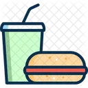 Saft Fast Food Junk Food Symbol