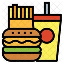 Burger Junkfood Frenchfries Icon