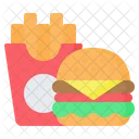버거 햄버거 샌드위치 아이콘