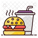 Fast Food Burger Hamburger Icon