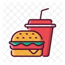 Fast Food Burger Cheeseburger Icon