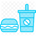 Fast Food City Elements Burger Icon