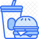 Fast Food Soda Glass Icon