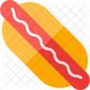 Fast Food Hotdog Ketchup Icon