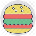 버거 패스트 음식 아이콘
