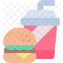 Fast Food Junk Food Hamburger Icon