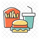 Fast food addiction  Icon