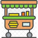 Fast Food Cart  Icon
