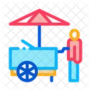 Fast Food Cart Icon