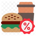 Fast Food Discount  Icon