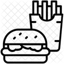 Fast Food Burger Icon