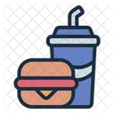Fast Food Junk Food Burger Icon