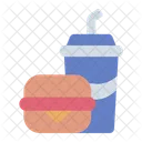 Fast Food Junk Food Burger Icon